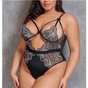 Inel de oțel Flower Petal One One Piece SEXY lenjerie de lenjerie Producție en -gros cu ridicata